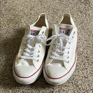 Converse All Star White Canvas Shoes